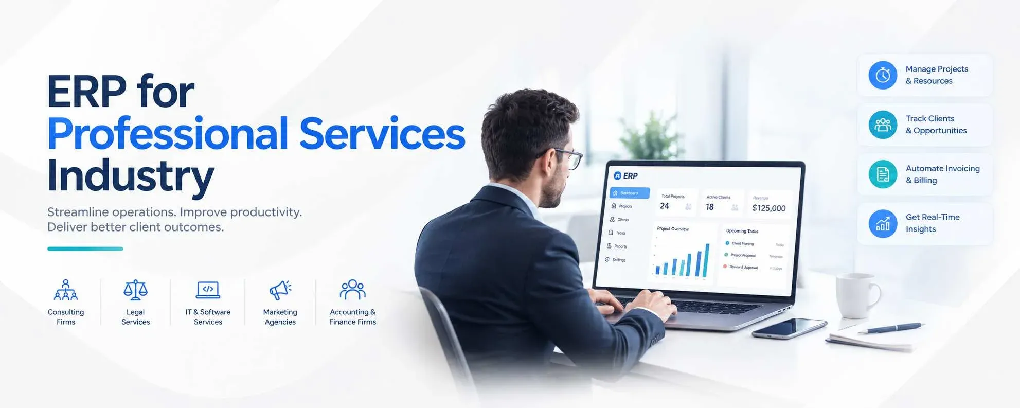  erp for professional services industry  
